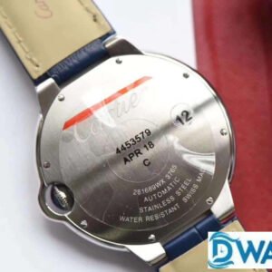 CARTIER BALLON BLEU WSBB0025 HIGH END REPLICA WATCHES BLUE DIAL LEATHER STRAP V6 FACTORY 42MM 4 ĐỒNG HỒ NAM CARTIER BALLON BLEU WSBB0025 FAKE CAO CẤP NHÀ MÁY V6 42MM