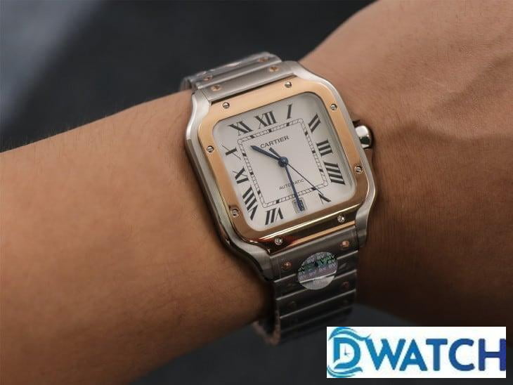 ĐỒNG HỒ NAM CARTIER SANTOS WSSA0009 REPLICA CAO CẤP NHÀ MÁY BV VÀNG HỒNG 40MM ĐỒNG HỒ NAM CARTIER SANTOS WSSA0009 REPLICA CAO CẤP NHÀ MÁY BV VÀNG HỒNG 40MM