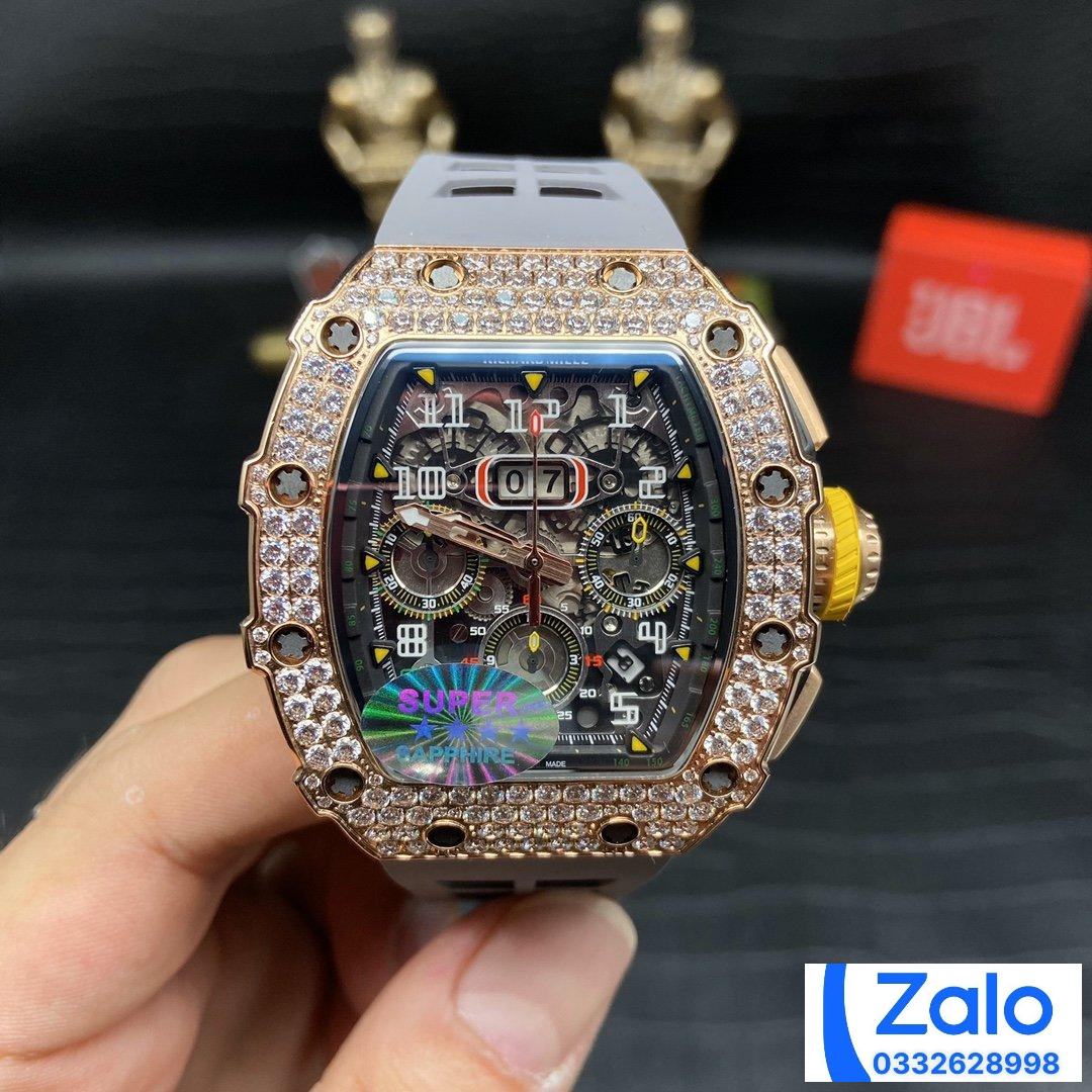 ĐỒNG HỒ NAM RICHARD MILLE RM11-03 REPLICA 11 NHÀ MÁY Z MÀU GHI 44MM ĐỒNG HỒ NAM RICHARD MILLE RM11-03 REPLICA 11 NHÀ MÁY Z MÀU GHI 44MM