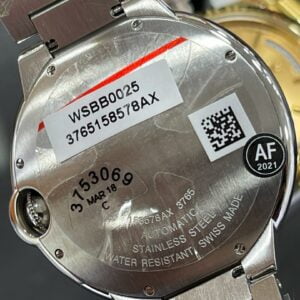 CARTIER BALLON BLEU WSBB0027 BEST COPIES WATCHES BLUE DIAL AF FACTORY 42MM 4 ĐỒNG HỒ NAM CARTIER BALLON BLEU WSBB0027 SUPER FAKE NHÀ MÁY AF MẶT XANH 42MM