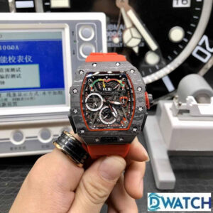 ĐỒNG HỒ NAM RICHARD MILLE RM50-03 FAKE CAO CẤP DÂY CAO SU CAM 40MM 1 ĐỒNG HỒ NAM RICHARD MILLE RM50-03 FAKE CAO CẤP DÂY CAO SU CAM 40MM