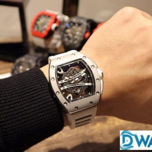 ĐỒNG HỒ NAM RICHARD MILLE RM61-01 SUPER FAKE VỎ GHI DÂY CAO SU 43MM 1 ĐỒNG HỒ NAM RICHARD MILLE RM61-01 SUPER FAKE VỎ GHI DÂY CAO SU 43MM