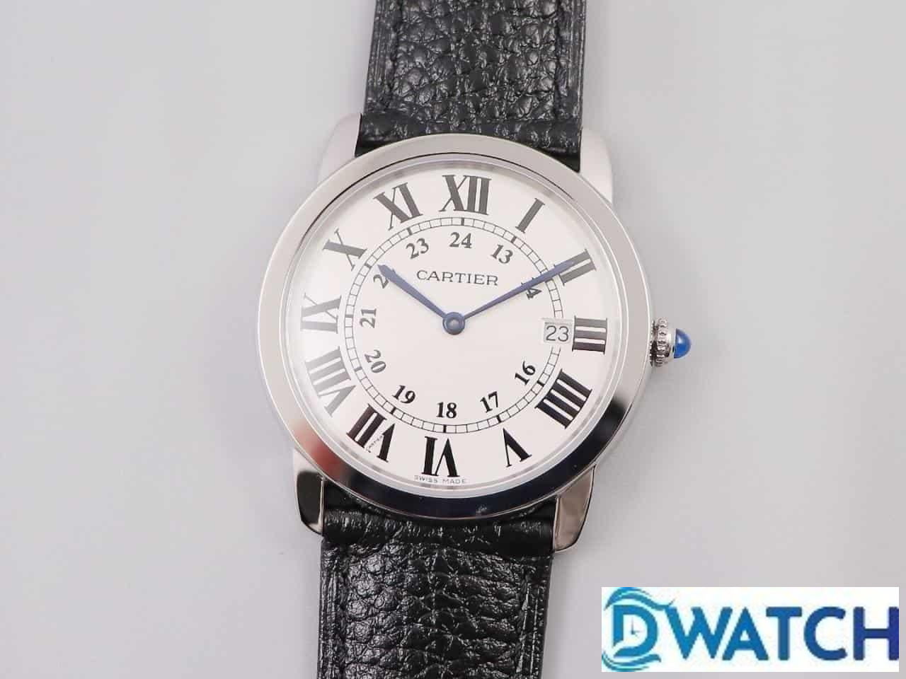 ĐỒNG HỒ NAM CARTIER RONDE SOLO W6700255 FAKE 1:1 NHÀ MÁY K11 HAI KIM 36MM ĐỒNG HỒ NAM CARTIER RONDE SOLO W6700255 FAKE 1:1 NHÀ MÁY K11 HAI KIM 36MM