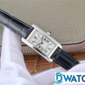 CARTIER TANK AMERICAINE WSTA0016 COPIES WATCHES GS FACTORY 35MM 1 ĐỒNG HỒ NỮ CARTIER TANK AMERICAINE WSTA0016 FAKE CAO CẤP NHÀ MÁY GS 35MM