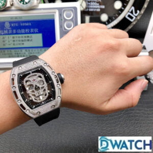 ĐỒNG HỒ NAM RICHARD MILLE RM052-01 FAKE CAO CẤP ĐÍNH ĐÁ LẤP LÁNH 43MM 6 ĐỒNG HỒ NAM RICHARD MILLE RM052-01 FAKE CAO CẤP ĐÍNH ĐÁ LẤP LÁNH 43MM