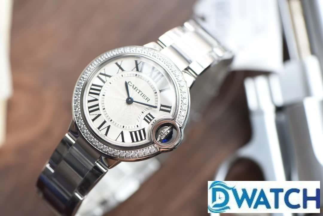 ĐỒNG HỒ NỮ CARTIER SUPER FAKE NHÀ MÁY V6 THIẾT KẾ NIỀNG ĐÍNH ĐÁ 33MM ĐỒNG HỒ NỮ CARTIER SUPER FAKE NHÀ MÁY V6 THIẾT KẾ NIỀNG ĐÍNH ĐÁ 33MM