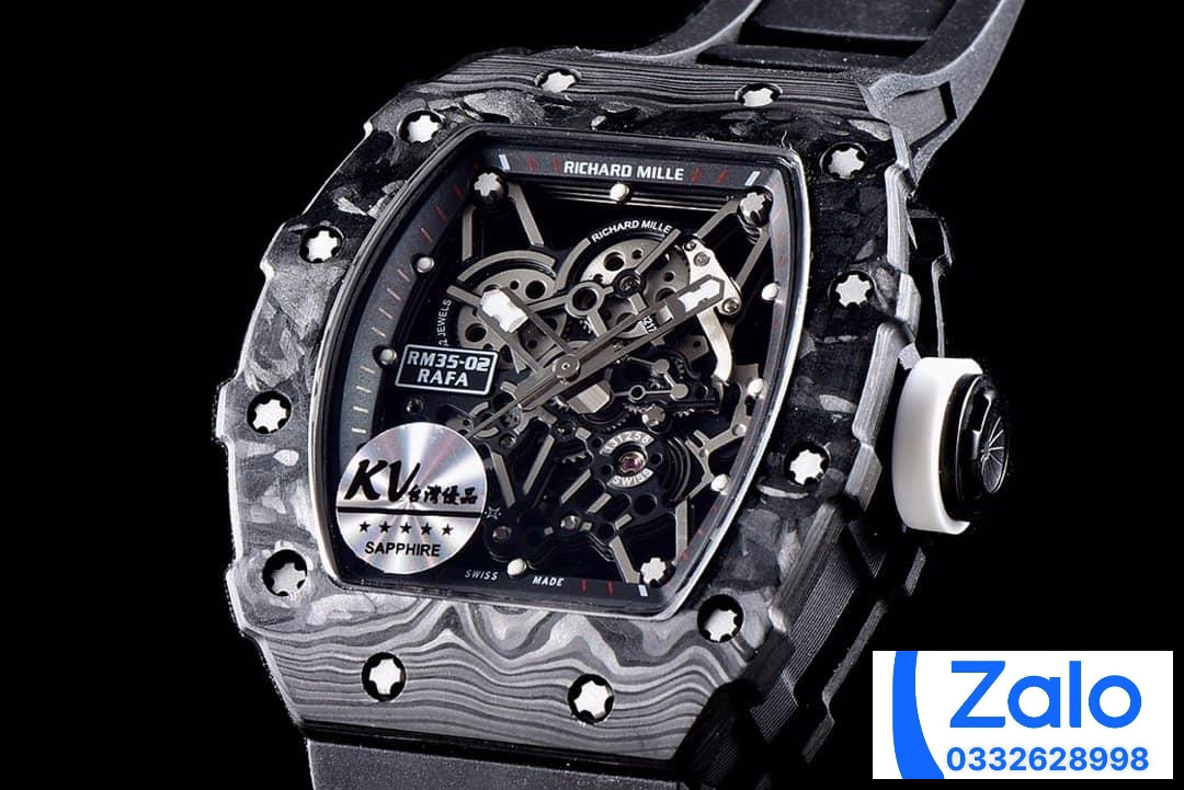 ĐỒNG HỒ NAM RICHARD MILLE RM35-02 REPLICA CAO CẤP NHÀ MÁY KV NÚM GHI 44MM ĐỒNG HỒ NAM RICHARD MILLE RM35-02 REPLICA CAO CẤP NHÀ MÁY KV NÚM GHI 44MM