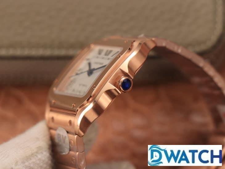 ĐỒNG HỒ NỮ CARTIER SANTOS WGSA0008 REPLICA CAO CẤP NHÀ MÁY BV MẠ VÀNG HỒNG 35MM ĐỒNG HỒ NỮ CARTIER SANTOS WGSA0008 REPLICA CAO CẤP NHÀ MÁY BV MẠ VÀNG HỒNG 35MM