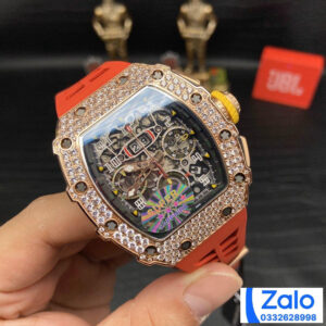 ĐỒNG HỒ NAM RICHARD MILLE RM11-03 REPLICA NHÀ MÁY Z ĐÍNH ĐÁ VÀNG HỒNG 44MM 1 ĐỒNG HỒ NAM RICHARD MILLE RM11-03 REPLICA NHÀ MÁY Z ĐÍNH ĐÁ VÀNG HỒNG 44MM