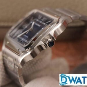 CARTIER SANTOS BEST COPIES WATCHES BLUE DIAL BV FACTORY 40MM 2 ĐỒNG HỒ NAM CARTIER SANTOS WSSA0013 REPLICA CAO CẤP NHÀ MÁY BV 40MM