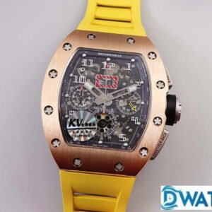 ĐỒNG HỒ NAM RICHARD MILLE RM011 REPLICA NHÀ MÁY KV DÂY VÀNG NỔI BẬT 40MM 2 ĐỒNG HỒ NAM RICHARD MILLE RM011 REPLICA NHÀ MÁY KV DÂY VÀNG NỔI BẬT 40MM