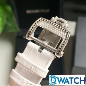 ĐỒNG HỒ NỮ RICHARD MILLE RM71-01 FAKE CAO CẤP ĐÍNH ĐÁ DÂY DA TRẮNG 34MM 5 ĐỒNG HỒ NỮ RICHARD MILLE RM71-01 FAKE CAO CẤP ĐÍNH ĐÁ DÂY DA TRẮNG 34MM