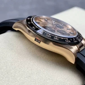 ROLEX DAYTONA 116515 REPLICA WATCHES ROSE GOLD PLATE RUBBER STRAP CLEAN FACTORY 40MM 3 ĐỒNG HỒ NAM ROLEX DAYTONA 116515 REPLICA 1:1 CLEAN FACTORY DÂY CAO SU 40MM