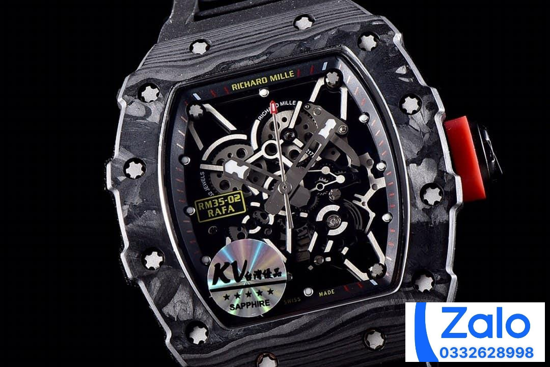 ĐỒNG HỒ NAM RICHARD MILLE RM35-02 REPLICA 11 NHÀ MÁY KV MÀU ĐEN 44MM ĐỒNG HỒ NAM RICHARD MILLE RM35-02 REPLICA 11 NHÀ MÁY KV MÀU ĐEN 44MM