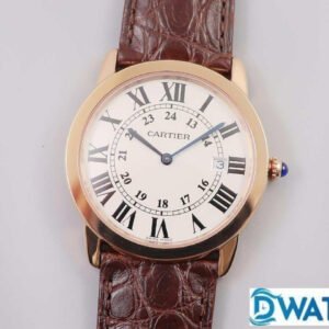 ĐỒNG HỒ NAM CARTIER RONDE LOUIS W6800251 FAKE CAO CẤP NHÀ MÁY K11 DÂY DA ĐỎ 36MM 1 ĐỒNG HỒ NAM CARTIER RONDE LOUIS W6800251 FAKE CAO CẤP NHÀ MÁY K11 DÂY DA ĐỎ 36MM