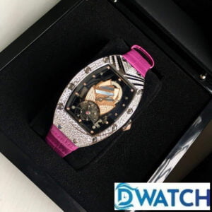 ĐỒNG HỒ NỮ RICHARD MILLE RM71-01 FAKE CAO CẤP ĐÍNH ĐÁ DÂY DA TÍM 34MM 1 ĐỒNG HỒ NỮ RICHARD MILLE RM71-01 FAKE CAO CẤP ĐÍNH ĐÁ DÂY DA TÍM 34MM