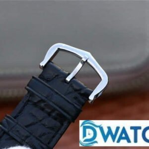 CARTIER RONDE LOUIS CARTIER REPLICA WATCH STAINLESS STEEL BLACK LEATHER STRAP 40MM 3 ĐỒNG HỒ NAM CARTIER RONDE LOUIS CARTIER WR007017 FAKE 1:1 NHÀ MÁY TW 40MM