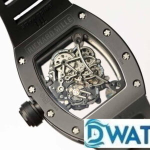 ĐỒNG HỒ NAM RICHARD MILLE RM055 SUPER FAKE NHÀ MÁY Z FULL BLACK 45MM 5 ĐỒNG HỒ NAM RICHARD MILLE RM055 SUPER FAKE NHÀ MÁY Z FULL BLACK 45MM