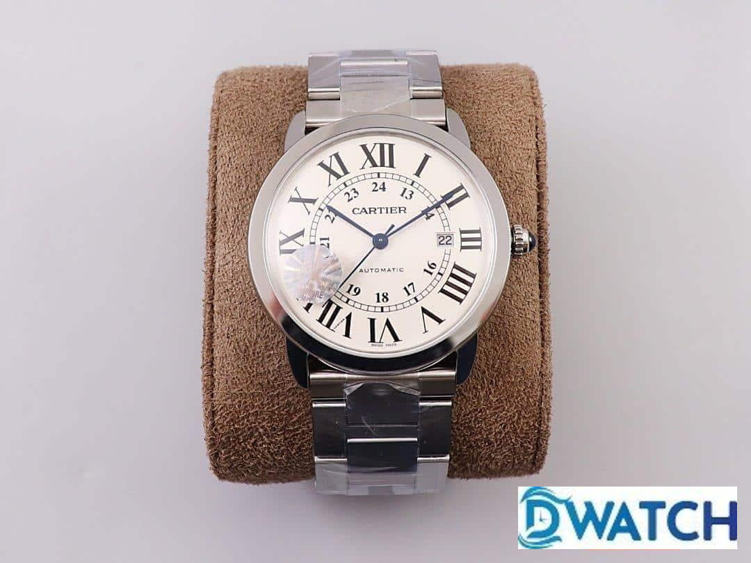 ĐỒNG HỒ NAM CARTIER RONDE SOLO W6701011 FAKE CAO CẤP NHÀ MÁY AF MẶT SỐ TRẮNG 42MM ĐỒNG HỒ NAM CARTIER RONDE SOLO W6701011 FAKE CAO CẤP NHÀ MÁY AF MẶT SỐ TRẮNG 42MM