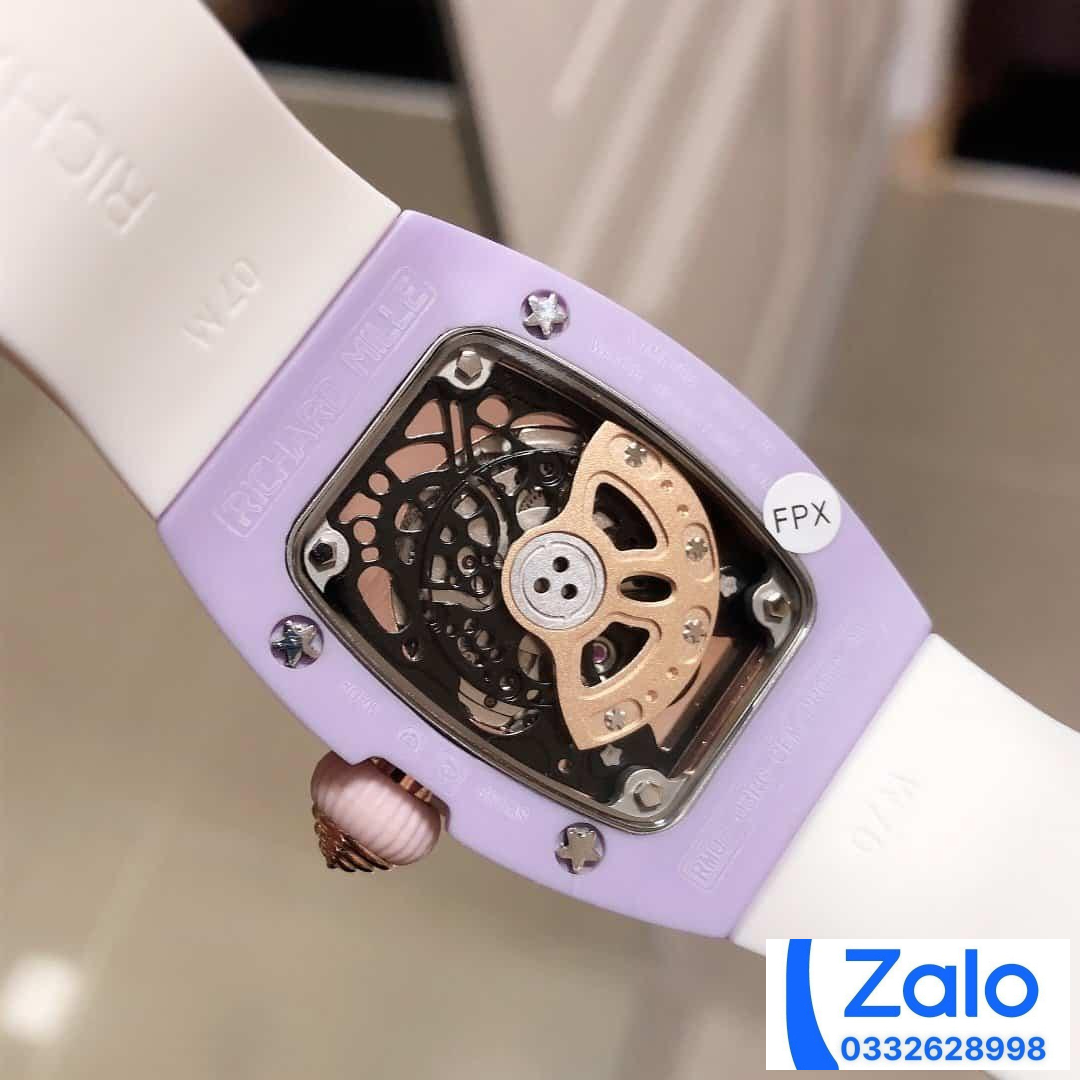 ĐỒNG HỒ NỮ RICHARD MILLE RM007-01 FAKE 11 VỎ TRẮNG DÂY TRẮNG 36MM ĐỒNG HỒ NỮ RICHARD MILLE RM007-01 FAKE 11 VỎ TRẮNG DÂY TRẮNG 36MM