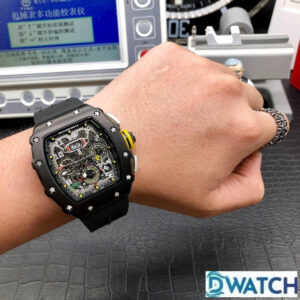 ĐỒNG HỒ NAM RICHARD MILLE RM11-03 FAKE CAO CẤP NÚM VÀNG CHRONOGRAPH 40MM 5 ĐỒNG HỒ NAM RICHARD MILLE RM11-03 FAKE CAO CẤP NÚM VÀNG CHRONOGRAPH 40MM