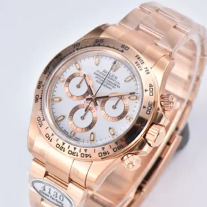 ĐỒNG HỒ NAM ROLEX DAYTONA CLEAN FACTORY REPLICA 1:1 VỎ VÀNG HỒNG 40MM 1 ĐỒNG HỒ NAM ROLEX DAYTONA LEAN FACTORY REPLICA 1:1 VỎ VÀNG HỒNG 40MM