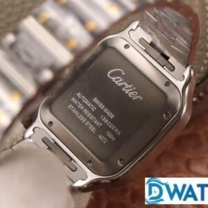 CARTIER SANTOS GOOD IMITATION WATCHES TWO TONE GOLD PLATE CASE BV FACTORY 40MM 4 ĐỒNG HỒ NAM CARTIER SANTOS W2SA0006 REPLICA CAO CẤP NHÀ MÁY BV VÀNG GOLD 40MM