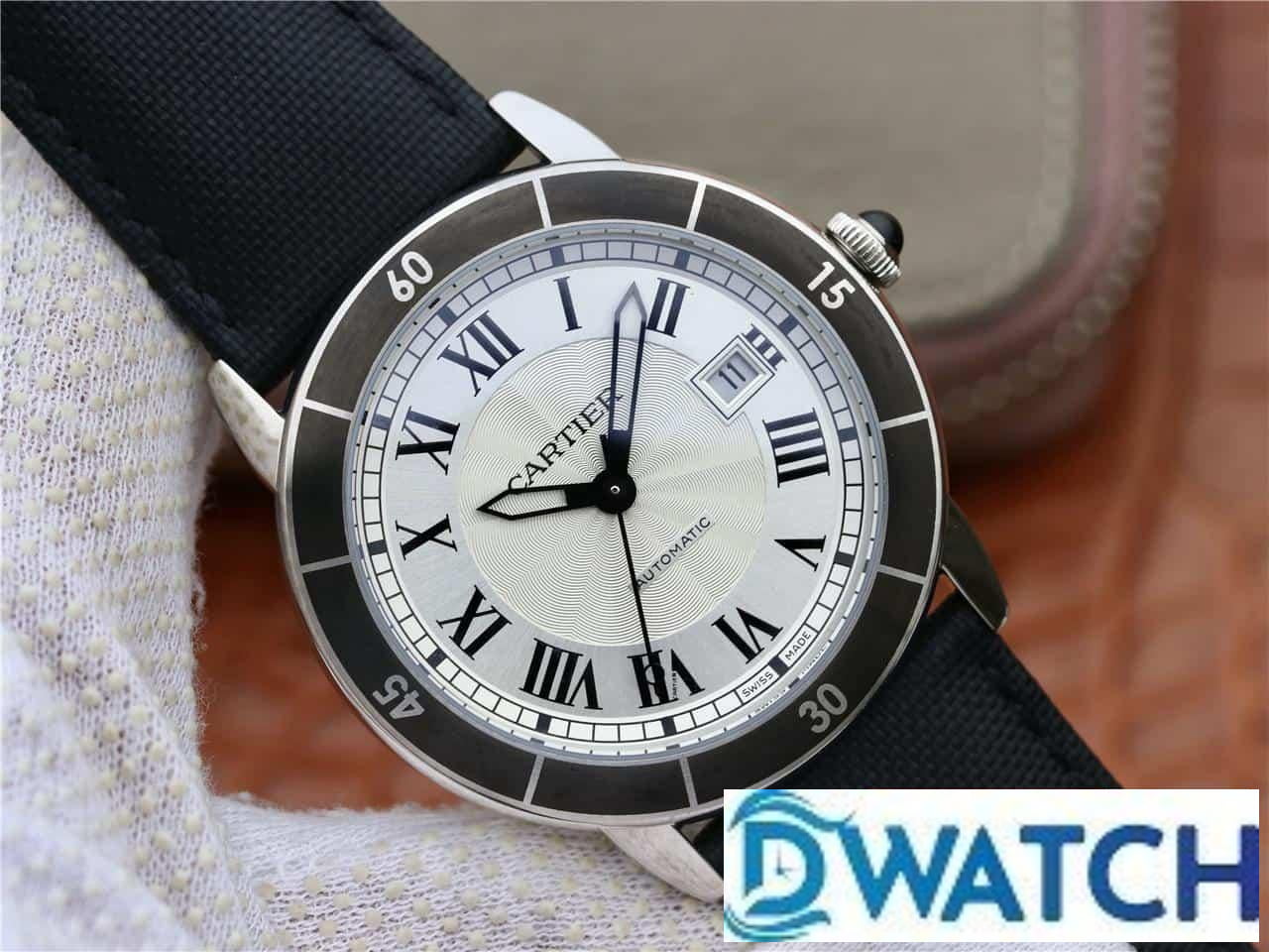 ĐỒNG HỒ NAM CARTIER 3 KIM MẶT SỐ TRẮNG FAKE CAO CẤP NHÀ MÁY GP 40MM ĐỒNG HỒ NAM CARTIER 3 KIM MẶT SỐ TRẮNG FAKE CAO CẤP NHÀ MÁY GP 40MM