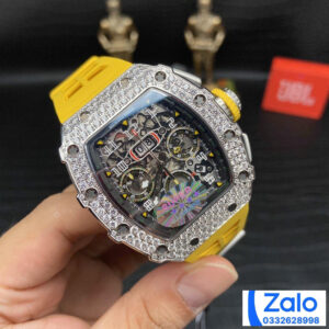 ĐỒNG HỒ NAM RICHARD MILLE RM11-03 REPLICA CAO CẤP NHÀ MÁY Z ĐÍNH ĐÁ 44MM 1 ĐỒNG HỒ NAM RICHARD MILLE RM11-03 REPLICA CAO CẤP NHÀ MÁY Z ĐÍNH ĐÁ 44MM
