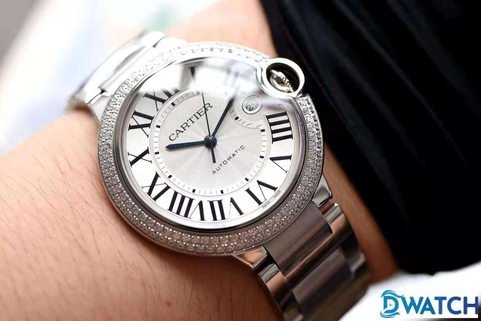 ĐỒNG HỒ NAM CARTIER BALLON BLEU FAKE CAO CẤP NHÀ MÁY V6 ĐÍNH ĐÁ VIỀN 42MM ĐỒNG HỒ NAM CARTIER BALLON BLEU FAKE CAO CẤP NHÀ MÁY V6 ĐÍNH ĐÁ VIỀN 42MM
