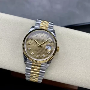 ROLEX DATEJUST 126233 REPLICA WATCHES GOLD FOLDED DIAL VS FACTORY 36MM 1 ĐỒNG HỒ NAM ROLEX DATEJUST 126233 REPLICA CAO CÁP NHÀ MÁY VS NIỀNG KHÍA 36MM
