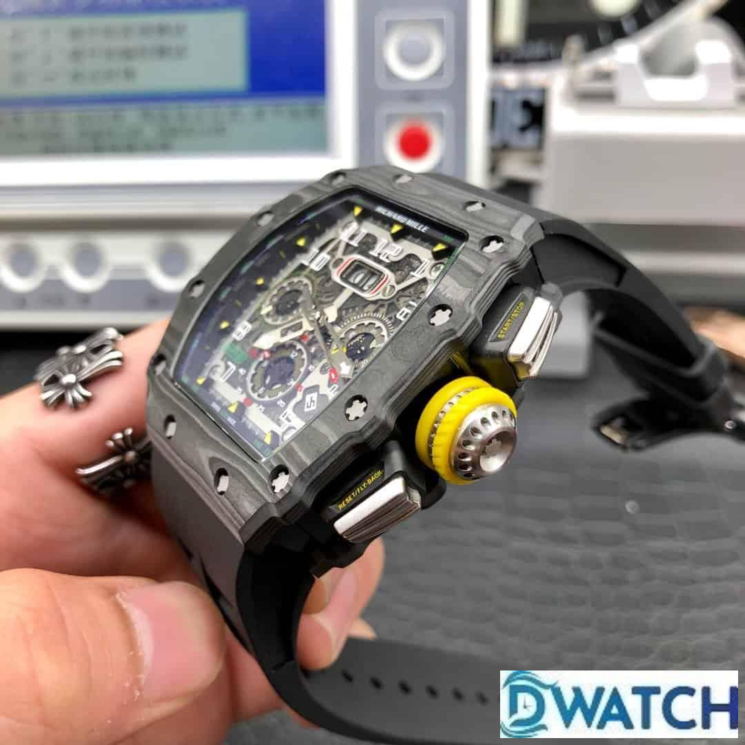 ĐỒNG HỒ NAM RICHARD MILLE RM11-03 FAKE 1:1 VIỀN THẾT KẾ VÂN CARBON 40MM ĐỒNG HỒ NAM RICHARD MILLE RM11-03 FAKE 1:1 VIỀN THẾT KẾ VÂN CARBON 40MM