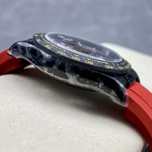 ĐỒNG HỒ NAM ROLEX DAYTONA REPLICA CAO CẤP NHÀ MÁY GET MÀU ĐỎ 40MM 3 ĐỒNG HỒ NAM ROLEX DAYTONA REPLICA CAO CẤP NHÀ MÁT GET LỘ CƠ 40MM