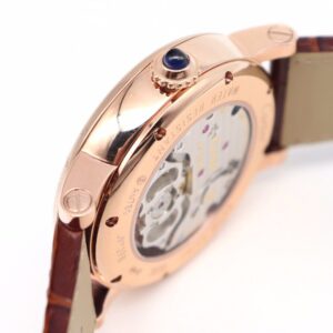 CARTIER ROTONDE W1556215 REPLICA WATCHES SKELETON ROSE GOLD CASE BBR FACTORY 41MM 3 ĐỒNG HỒ NAM CARTIER ROTONDE W1556215 REPLICA 1:1 NHÀ MÁY BBR LỘ CƠ 41MM