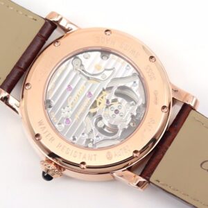 CARTIER ROTONDE W1556215 REPLICA WATCHES SKELETON ROSE GOLD CASE BBR FACTORY 41MM 4 ĐỒNG HỒ NAM CARTIER ROTONDE W1556215 REPLICA 1:1 NHÀ MÁY BBR LỘ CƠ 41MM