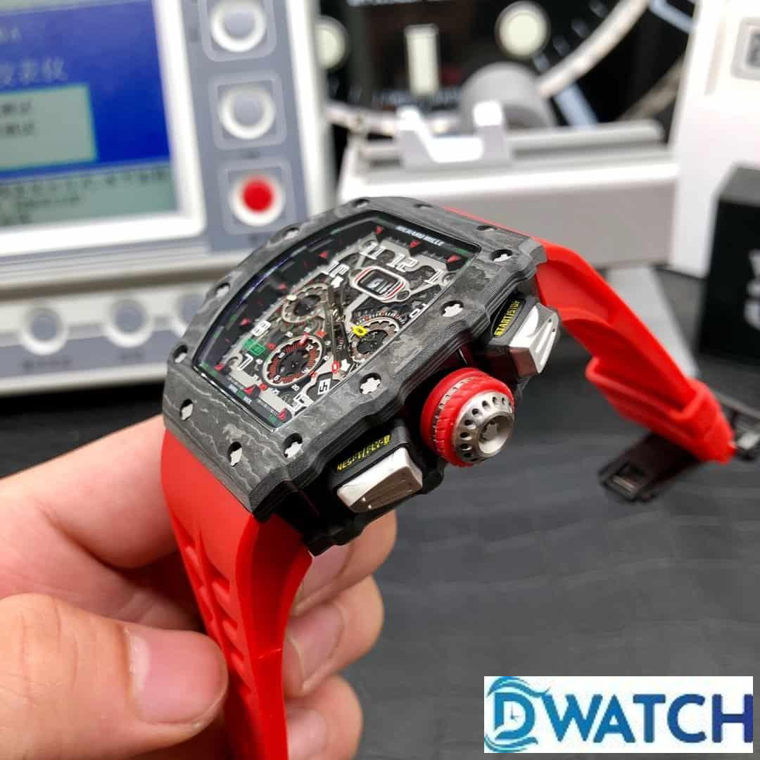 ĐỒNG HỒ NAM RICHARD MILLE RM11-03 FAKE CAO CẤP VÂN CARBON DÂY ĐỎ 40MM ĐỒNG HỒ NAM RICHARD MILLE RM11-03 FAKE CAO CẤP VÂN CARBON DÂY ĐỎ 40MM