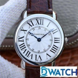 ĐỒNG HỒ NAM CARTIER RONDE LOUIS CARTIER WR007017 FAKE CAO CẤP NHÀ MÁY TW 40MM