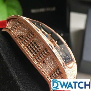 ĐỒNG HỒ NỮ RICHARD MILLE RM71-01 SUPER FAKE ĐÍNH ĐÁ DÂY DA 34MM 3 ĐỒNG HỒ NỮ RICHARD MILLE RM71-01 SUPER FAKE ĐÍNH ĐÁ DÂY DA 34MM