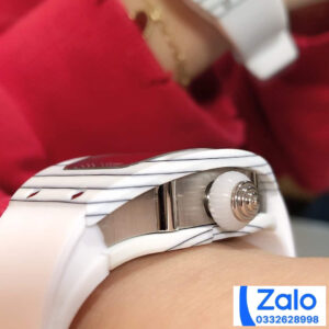 ĐỒNG HỒ NỮ RICHARD MILLE RM007-01 FAKE CAO CẤP MẶT XÀ CỪ DÂY TRẮNG 36MM 2 ĐỒNG HỒ NỮ RICHARD MILLE RM007-01 FAKE CAO CẤP MẶT XÀ CỪ DÂY TRẮNG 36MM
