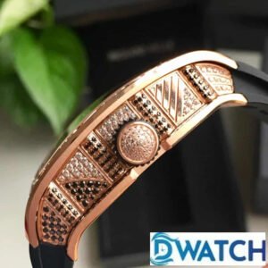 ĐỒNG HỒ NỮ RICHARD MILLE RM71-01 FAKE 1:1 ĐÍNH ĐÁ VÀNG HỒNG SANG CHẢNH 34MM 2 ĐỒNG HỒ NỮ RICHARD MILLE RM71-01 FAKE 1:1 ĐÍNH ĐÁ VÀNG HỒNG SANG CHẢNH 34MM
