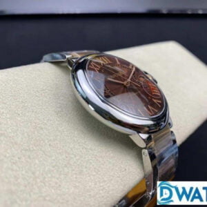 CARTIER BALLON BLUE WSBB0003 REPLICA WATCHES TWO TONE CHOCOLATE DIAL V6 FACTORY 42MM 3 ĐỒNG HỒ NAM CARTIER BALLON BLUE WSBB0003 FAKE 1:1 NHÀ MÁY V6 FACTORY 42MM