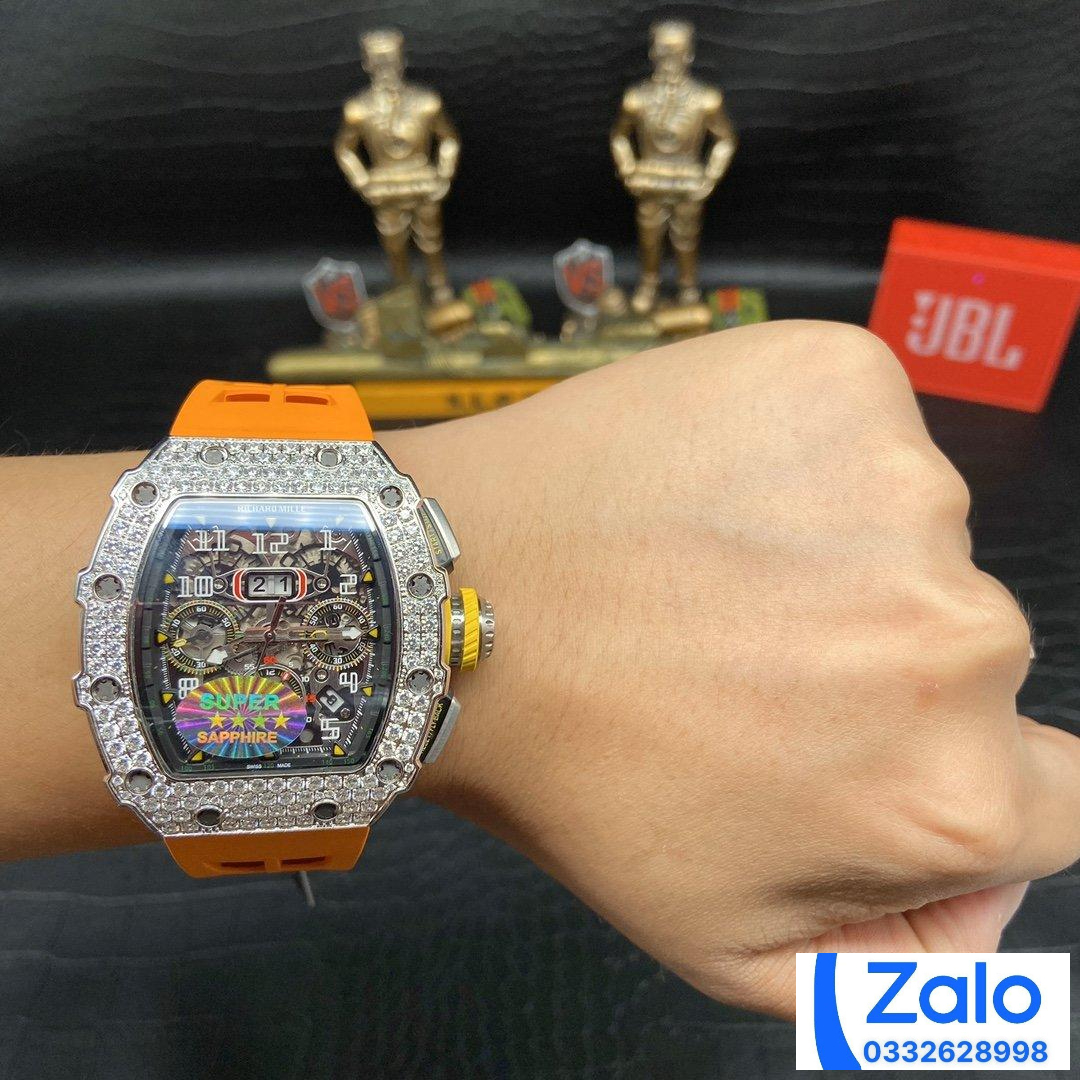 ĐỒNG HỒ NAM RICHARD MILLE RM11-03 REPLICA 11 NHÀ MÁY Z CHRONOGRAPH 44MM ĐỒNG HỒ NAM RICHARD MILLE RM11-03 REPLICA 11 NHÀ MÁY Z CHRONOGRAPH 44MM