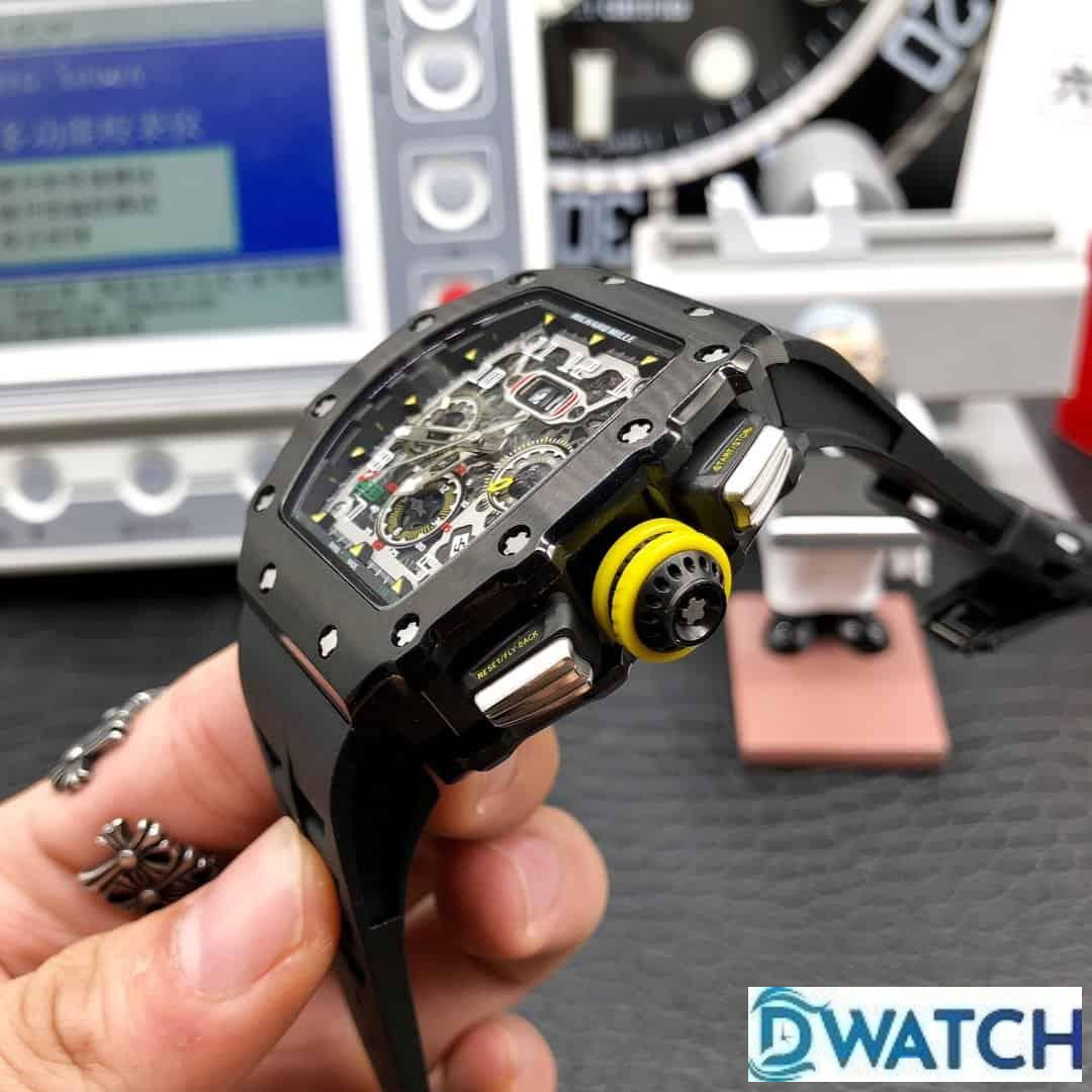 ĐỒNG HỒ NAM RICHARD MILLE RM11-03 FAKE CAO CẤP NÚM VÀNG CHRONOGRAPH 40MM ĐỒNG HỒ NAM RICHARD MILLE RM11-03 FAKE CAO CẤP NÚM VÀNG CHRONOGRAPH 40MM