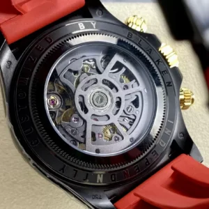 ĐỒNG HỒ NAM ROLEX DAYTONA REPLICA CAO CẤP NHÀ MÁY GET MÀU ĐỎ 40MM 4 ĐỒNG HỒ NAM ROLEX DAYTONA REPLICA CAO CẤP NHÀ MÁT GET LỘ CƠ 40MM