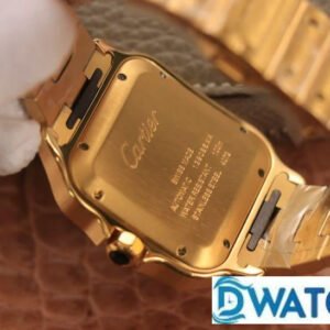 CARTIER SANTOS WSSA0009 REPLICA WATCHES GOLD PLATE WHITE DIAL BV FACTORY 40MM 4 6f5b0fc8af1c986