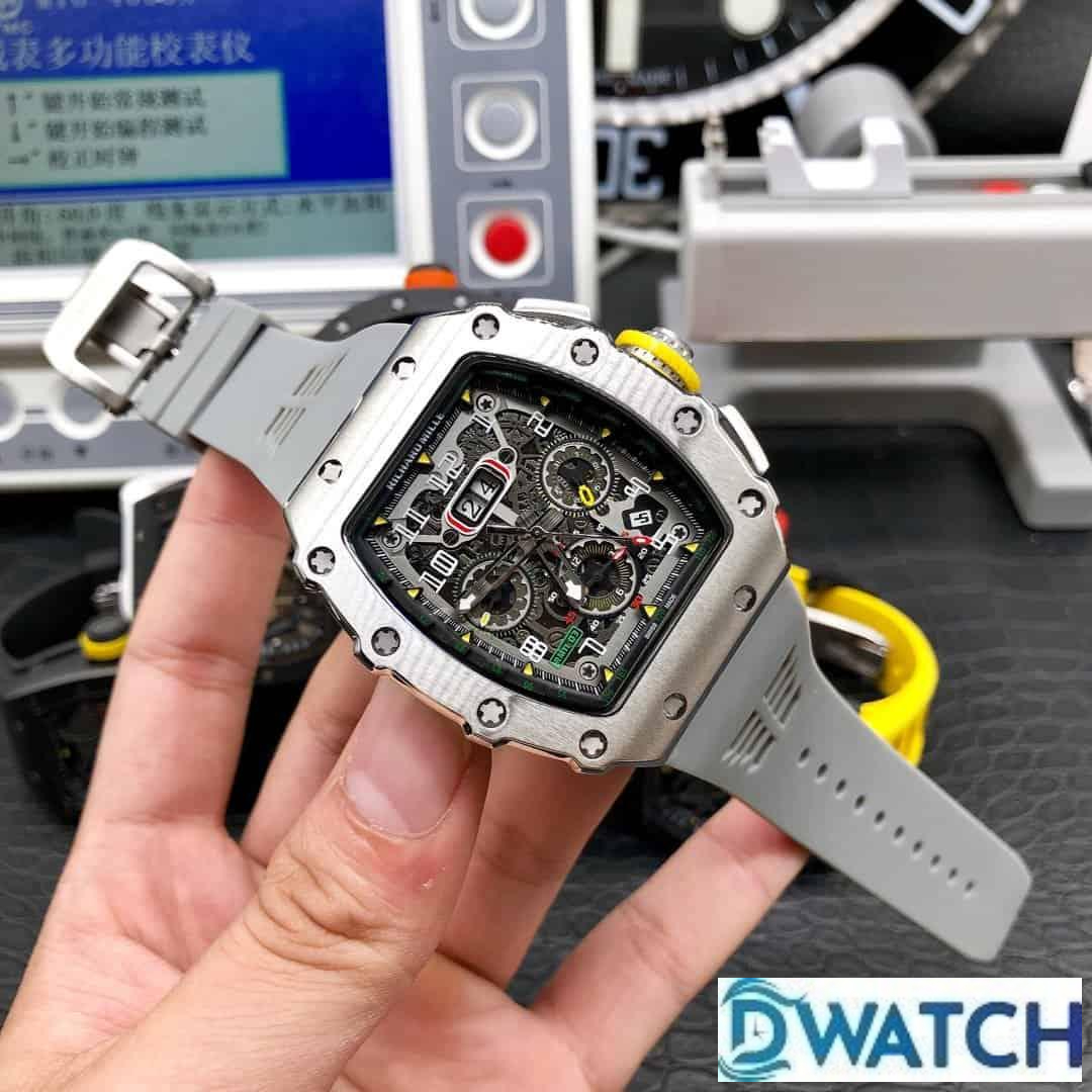 ĐỒNG HỒ NAM RICHARD MILLE RM11-03 FAKE 11 DÂY ĐEO GHI NÚM VÀNG 40MM ĐỒNG HỒ NAM RICHARD MILLE RM11-03 FAKE 11 DÂY ĐEO GHI NÚM VÀNG 40MM