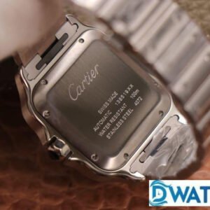 CARTIER SANTOS WSSA0009 LUXURY REPLICA WATCHES STAINLESS STEEL WHITE DIAL BV FACTORY 40MM 4 ĐỒNG HỒ NAM CARTIER SANTOS WSSA0009 REPLICA 1:1 NHÀ MÁY BV MẶT SỐ TRẮNG 40MM