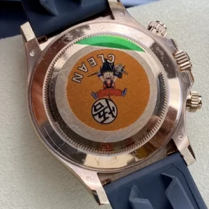 ROLEX DAYTONA REPLICA WATCH BROWN CHOCOLATE DIAL RUBBER STRAP BLACK NUMBER HOURS CLEAN FACTORY 40MM 5 ĐỒNG HỒ NAM ROLEX DAYTONA LEAN FACTORY REPLICA CỌC SỐ MÀU ĐEN 40MM