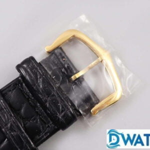 CARTIER RONDE LOUIS W6700455 COPIES WATCHES GOLD CASE BLACK LEATHER STRAP K11 FACTORY 36MM 5 ĐỒNG HỒ NAM CARTIER RONDE LOUIS W6700455 FAKE CAO CẤP NHÀ MÁY K11 GOLD 36MM