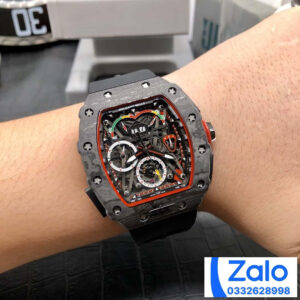ĐỒNG HỒ NAM RICHARD MILLE RM50-03 SUPER FAKE DÂY CAO SU LỘ CƠ 40MM 6 ĐỒNG HỒ NAM RICHARD MILLE RM50-03 SUPER FAKE DÂY CAO SU LỘ CƠ 40MM